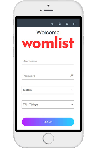 womlist depo stok wms mrp üretim ihtiyaç planlama,üretim planlama,rfid